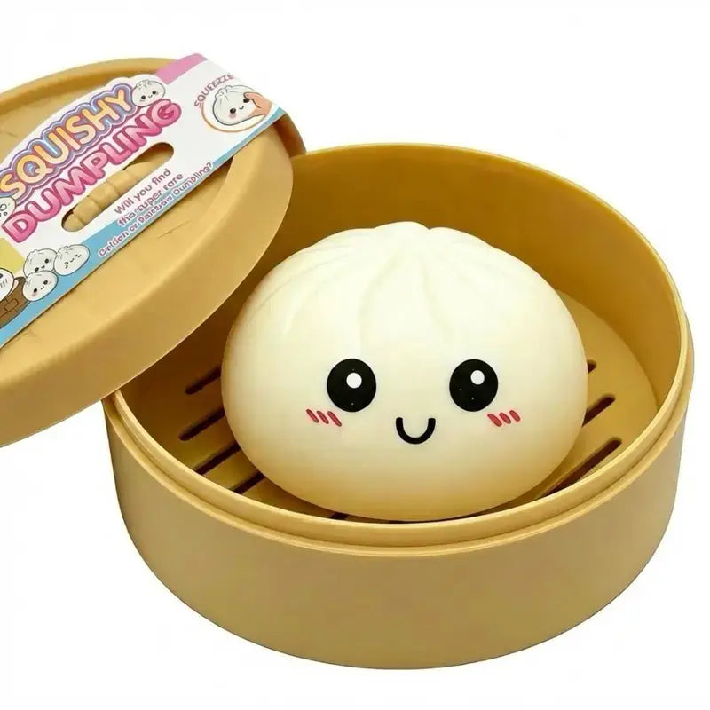 Expressive Big Dumpling Squishy - Blind Box, Mysecret Bun Fidget Toy, Soft TPR Material, Stress Relief, Unboxing Surprise, Random Style per Pack.Valentine's Day and Easter gifts, suitable for children to exchange gifts