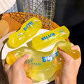 Vaseline Style Butter Squishy Toy, Soft Yellow Butter Strip Squeeze Toy, Stress Relief Fidget Sensory Toy