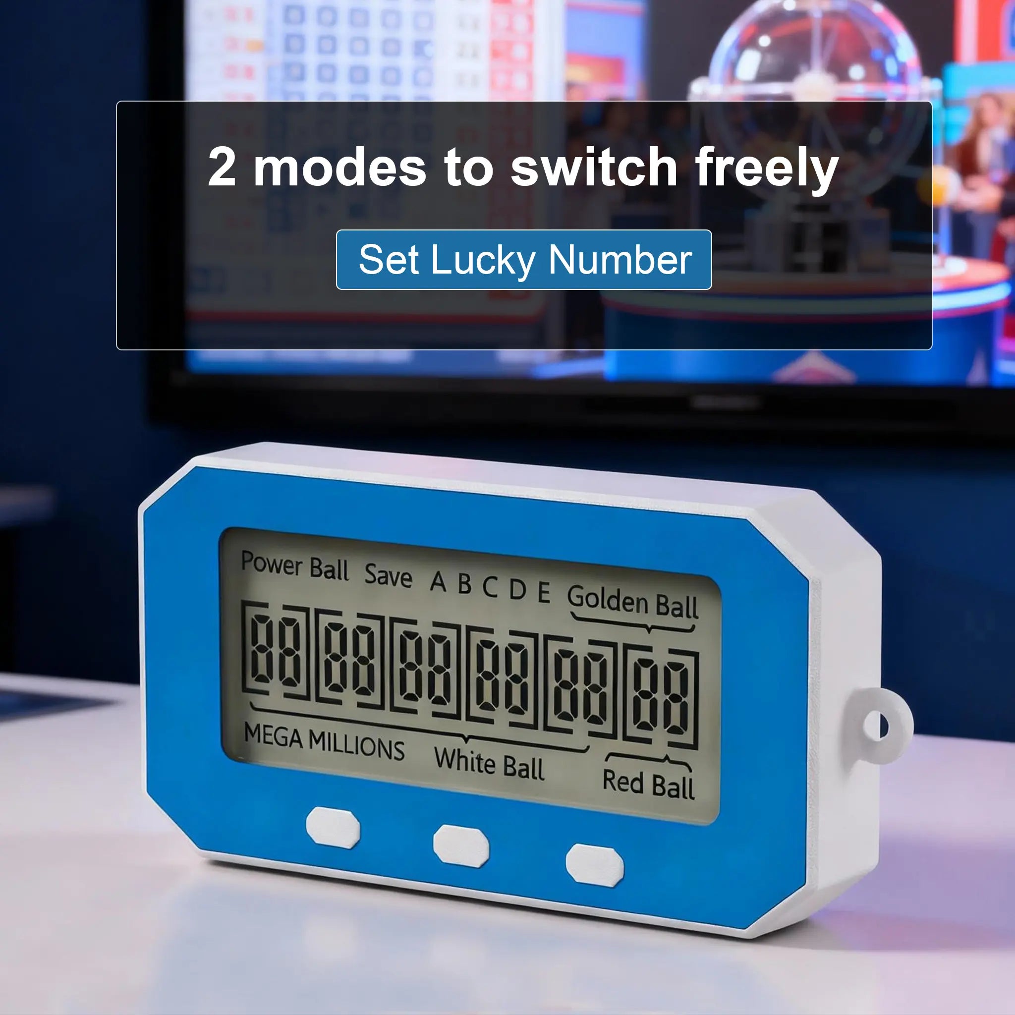 Nokade Intelligent AI Lottery Number Selector with Alarm Clock