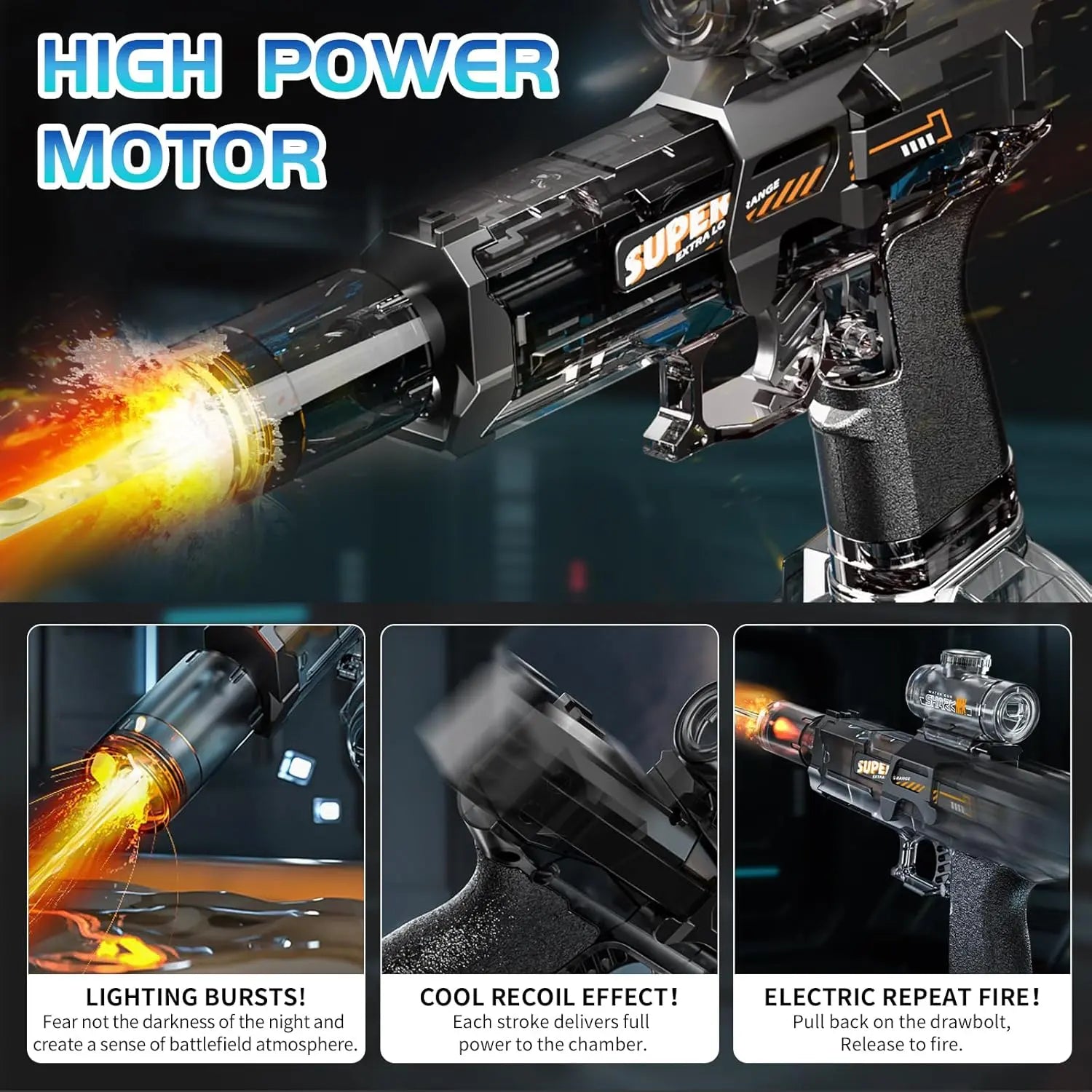 Ultimate Battle Powerful Electric Water Gun