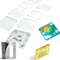 10 Pack 2x2" Clear Acrylic DIY Fridge Magnets
