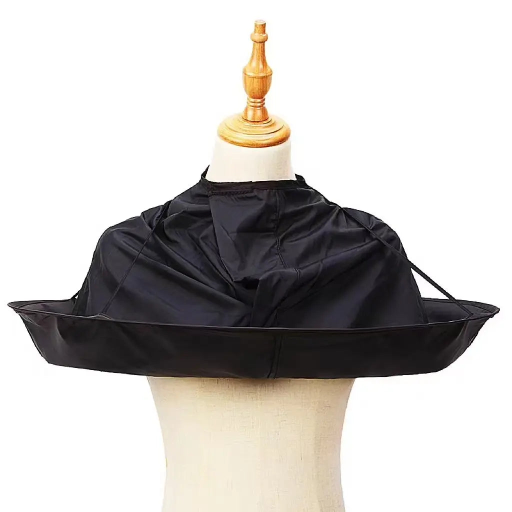 Portable Waterproof Hair Cutting Cape, Hair Catcher Bib, Reusable Barber Apron For Household & Salon Hair‑Cutting