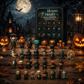 2026 Halloween Countdown Advent Calendar, 15-Day or 31-Day “Nights of Fright” Blind Bag Surprise Gift Box with Collectible Mini Figures & Charms