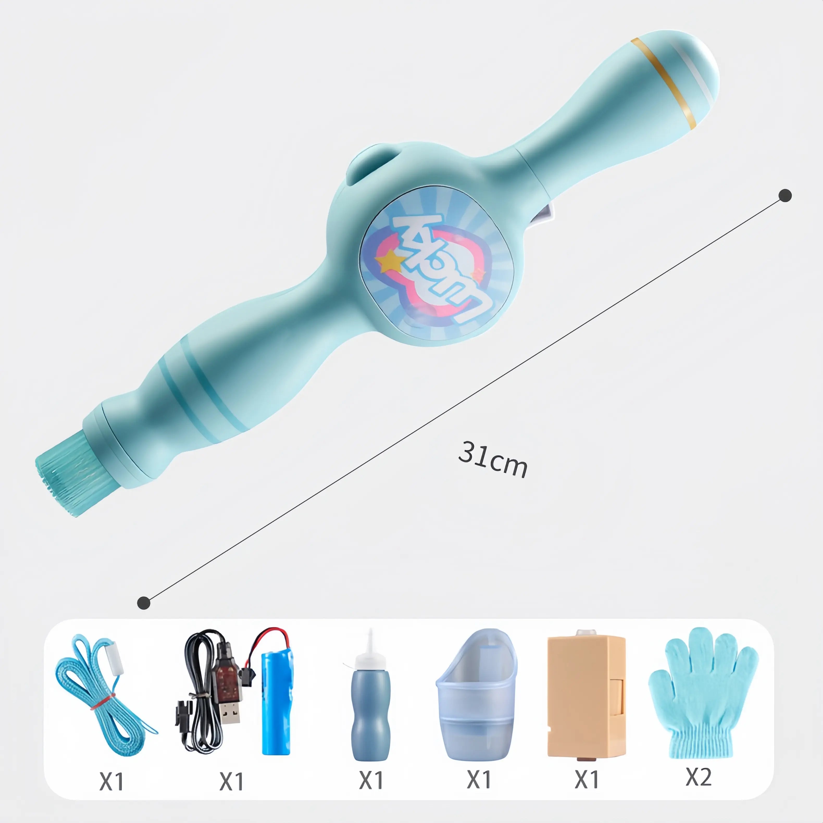 Mist Bubble Machine for Kids – Elastic Bubble Fog Wand, Smoke Bubble Sword, Interactive STEM Toy with Lights & Music, Parent-Child Fun, Outdoor Summer Play, Birthday Gift for Boys & Girls