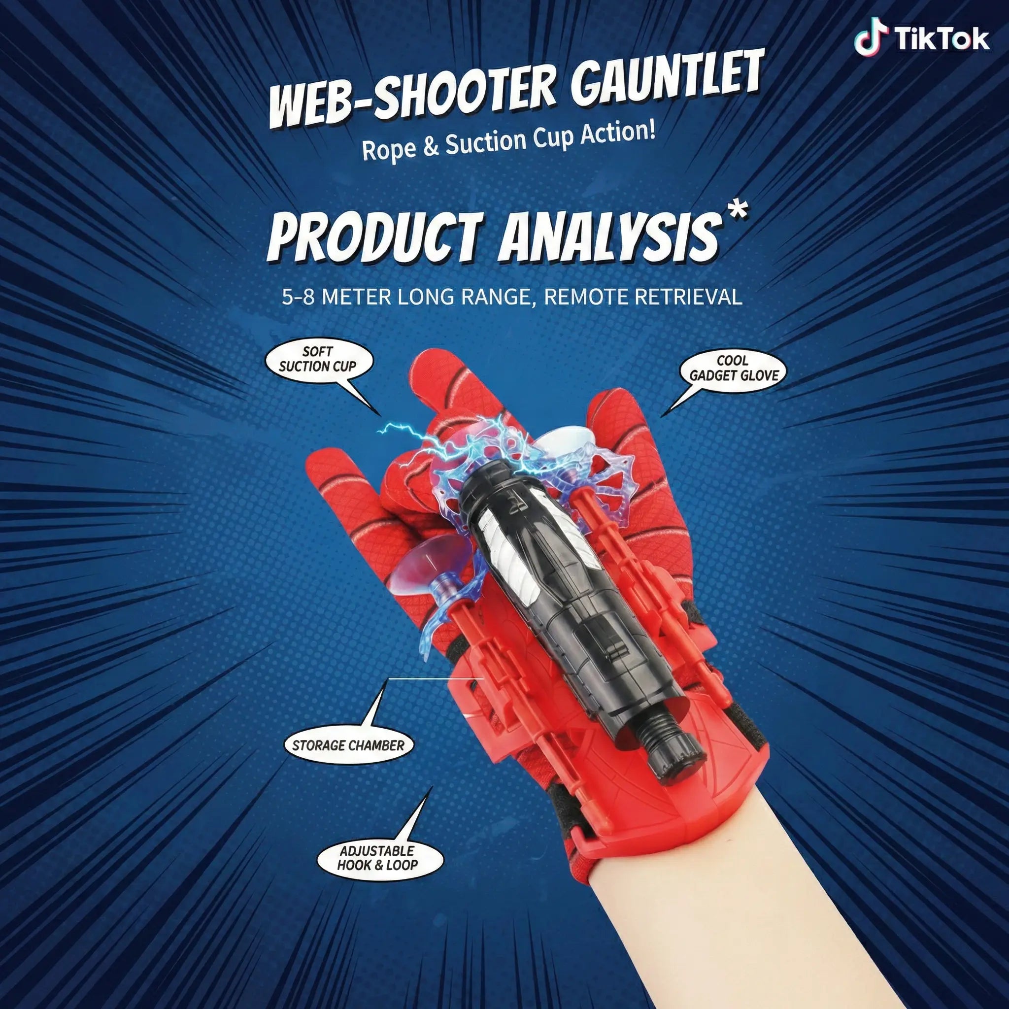 Superhero String Shooter Toy Set - Ages 4+ Gift
