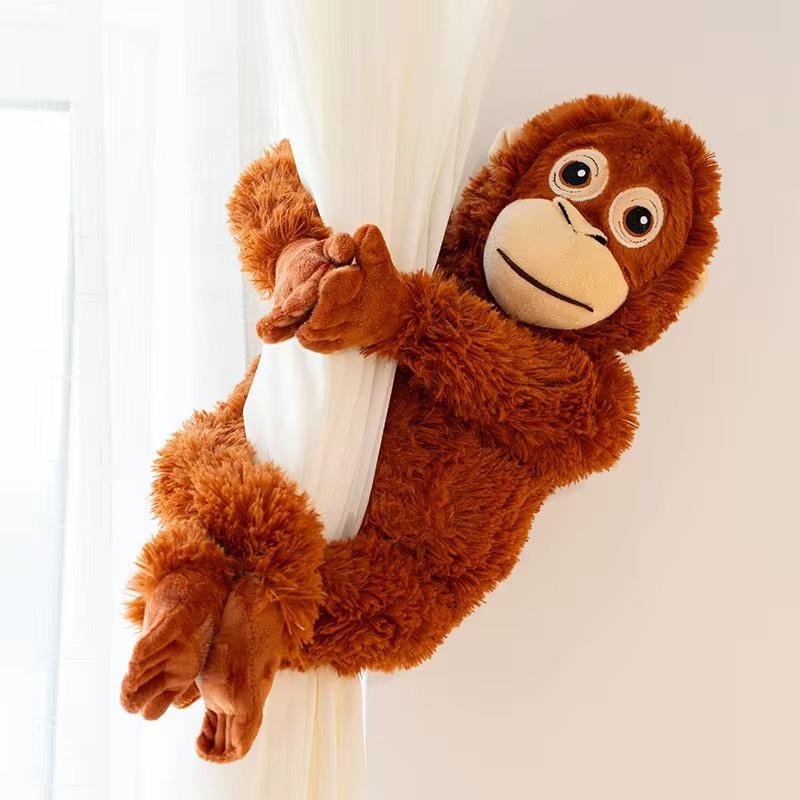 Iconic Long-Armed Gorilla Stuffed Animal - Squeezable Hanging Monkey Plush Gift