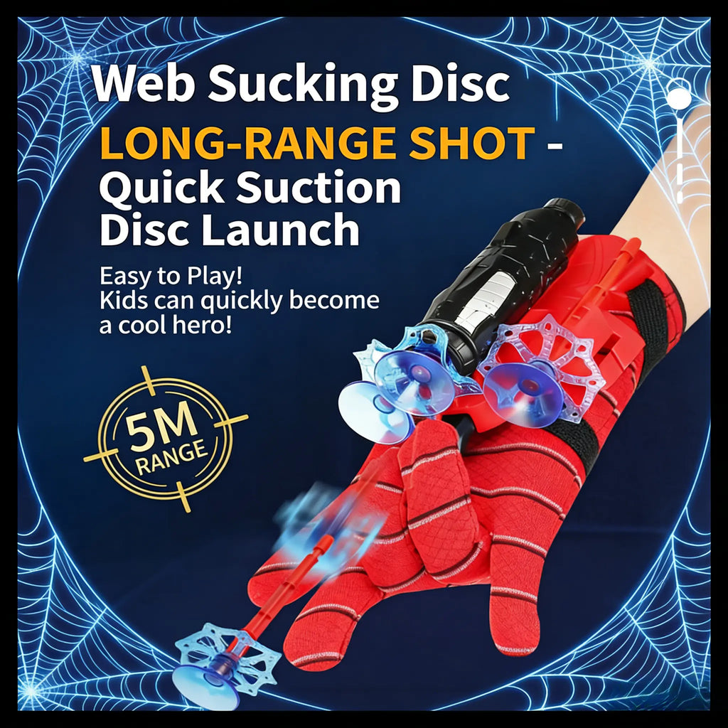 Superhero String Shooter Toy Set - Ages 4+ Gift