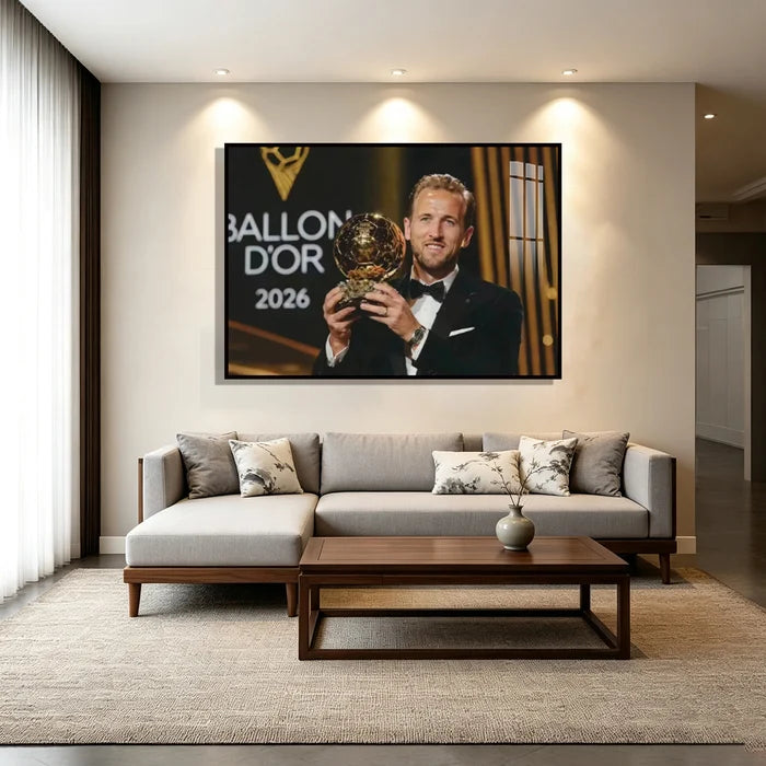 2026Harry Kane Golden Ball Winner Star Football Poster Wall Art Decor