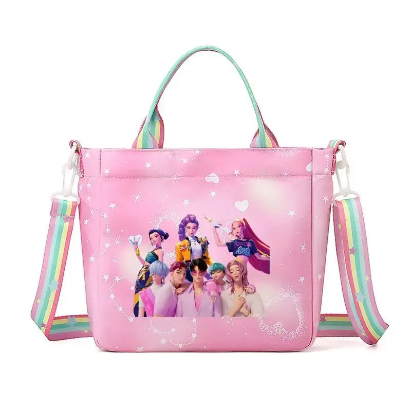 Cross-border new kpop witch hunters women's shoulder bag women's messenger bag schoolbag student campus bag