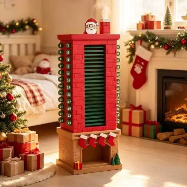 Santa Chimney Advent Calendar – 24-Day Christmas Countdown