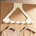 6-Hook Over-the-Door Hanger – Space-Saving Triangle Door Organizer