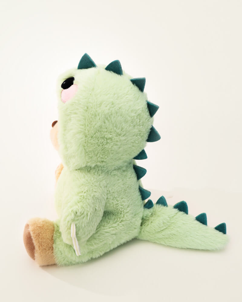 Furry Dino Bear | Handmade Jointed Teddy Bear Gift