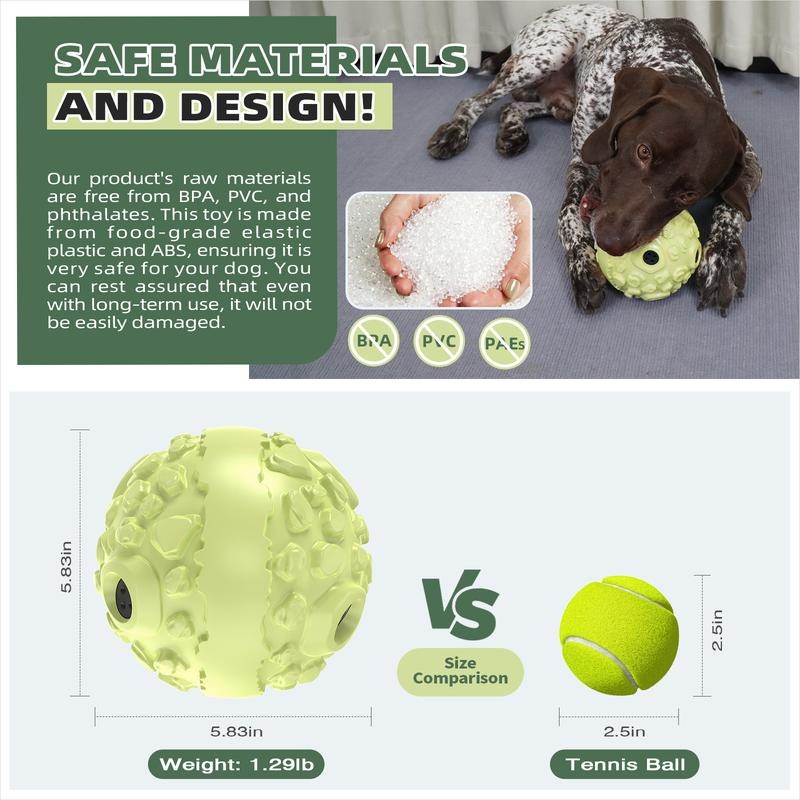 Extra-Large Dog Giggle Ball for Aggressive Chewers - Indoor/Outdoor
