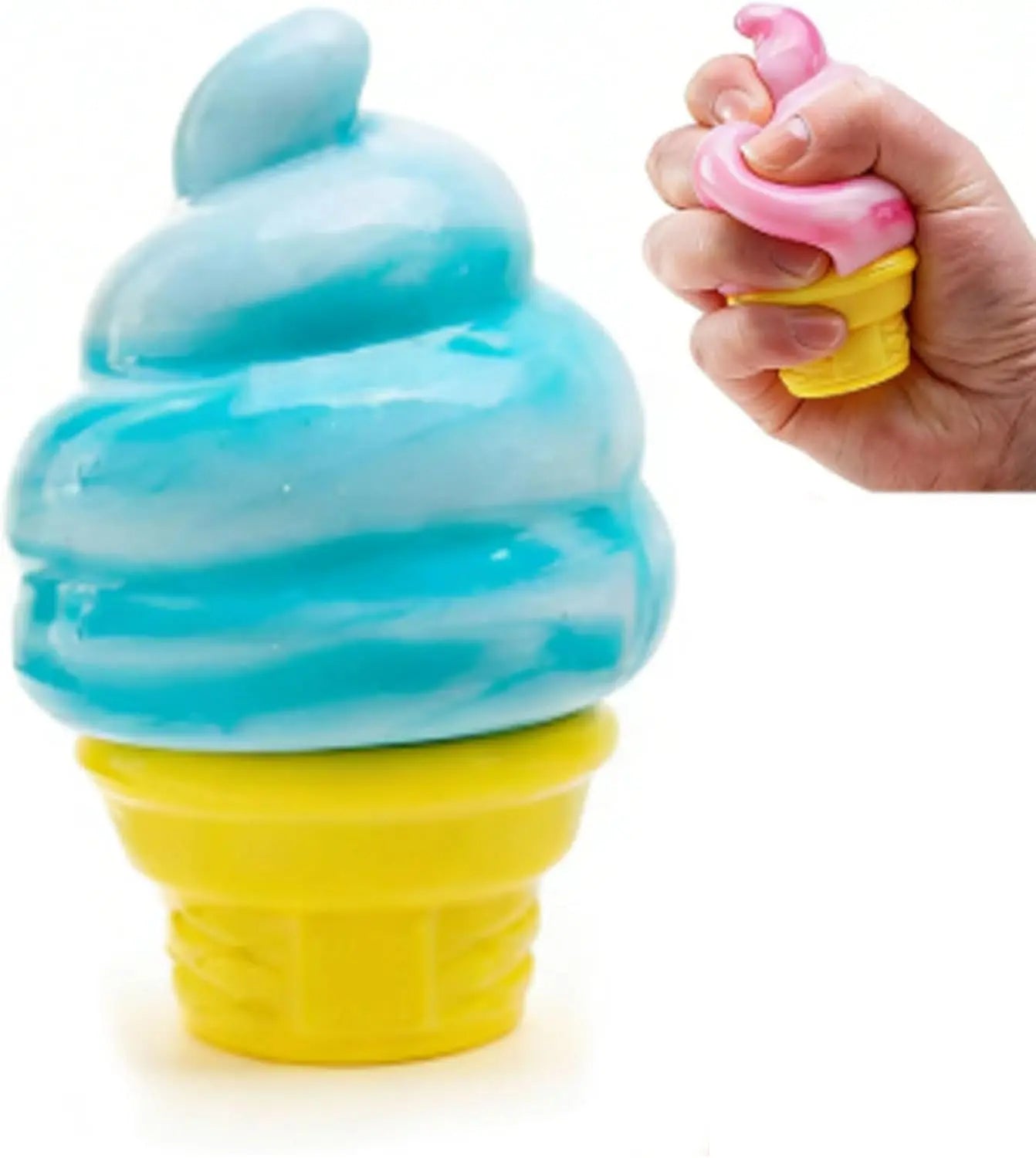 Ice Cream Squeeze Squishy, Ice Cream Squishy, Slow Rise Sensory Fidget Toy, Easter Basket Stuffers Party Favors