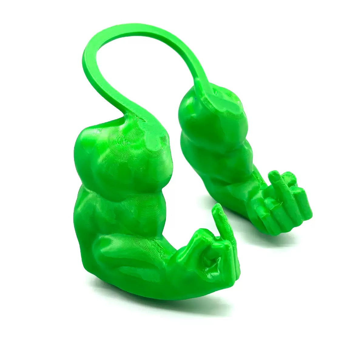 Cat Muscle Arm with Middle Finger 3D Printed Hulks Muscle Cat Arm for Neck