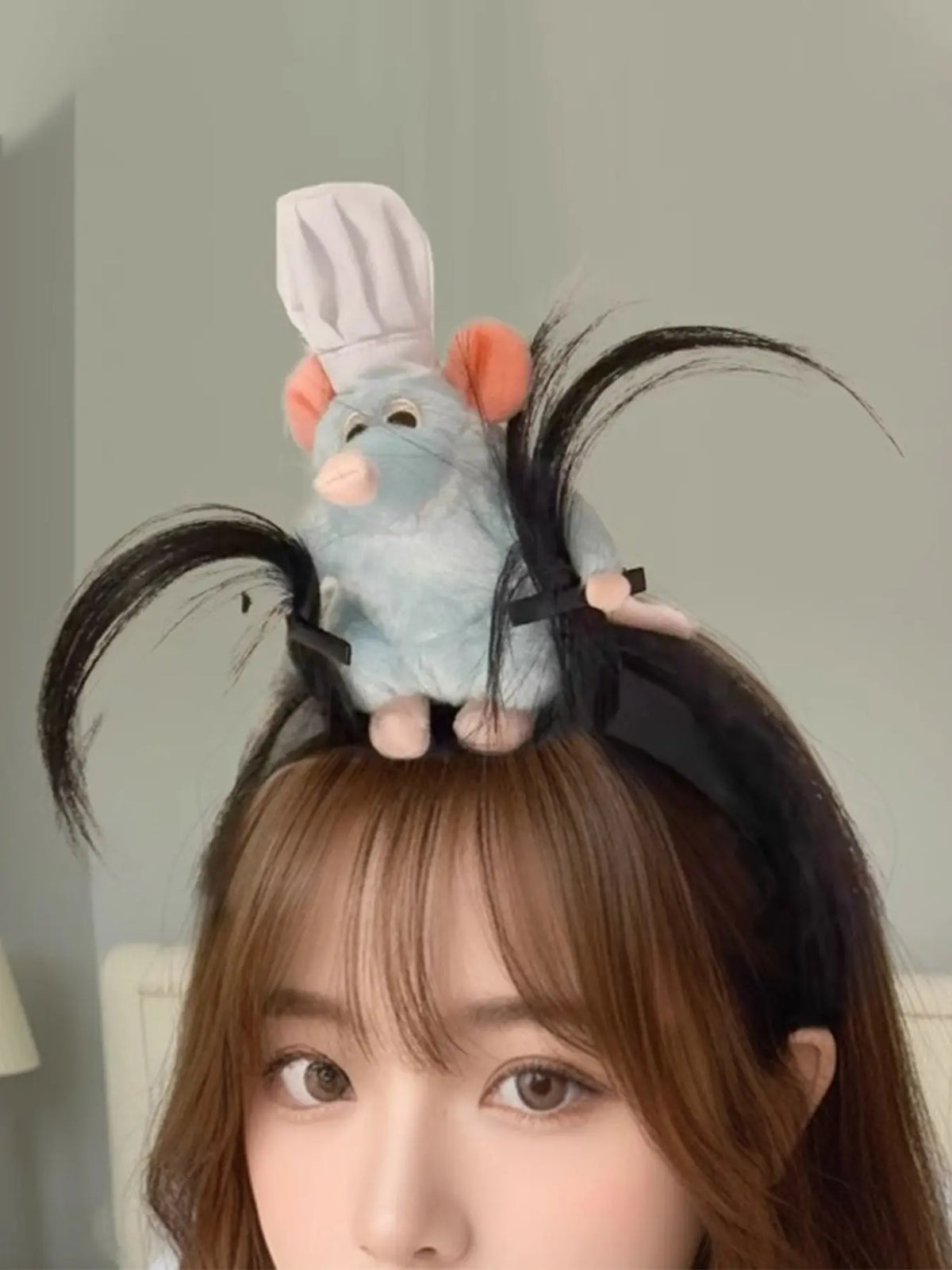 Women's Cute Cartoon Mouse Rabbit Plush Hairband, Fun Halloween Makeup Prop, Adorable Party and Holiday Costume Headwear, Fashion Hair Accessories, mothers day gift ,mothers day gift ideas, Headbands