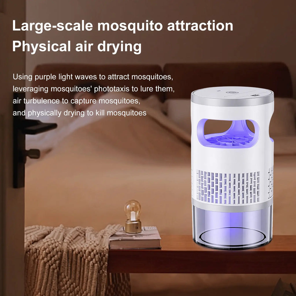 Gainstarx Indoor Suction Insect Trap with Light (Non-Zapper)