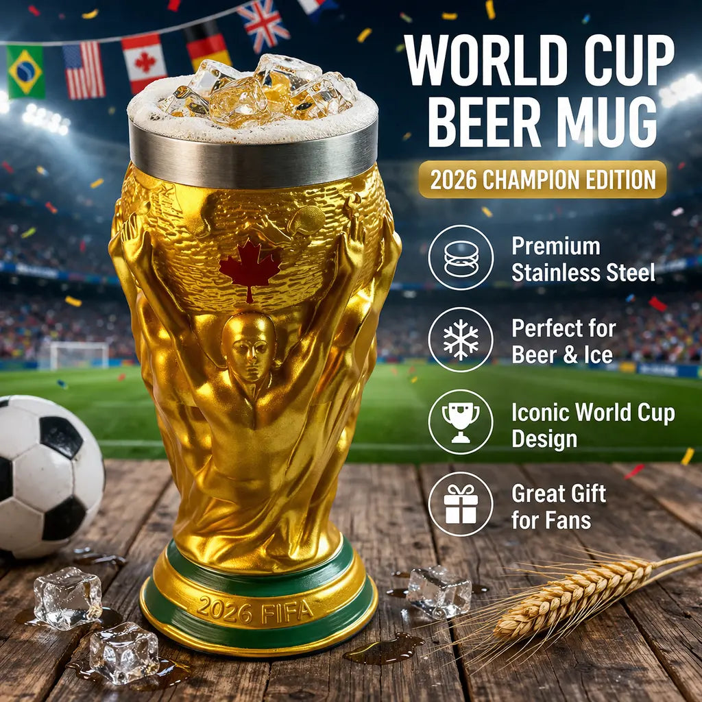2026 Summer Soccer Trophy Cup | USA-Canada-Mexico Fan Collectible & Decor