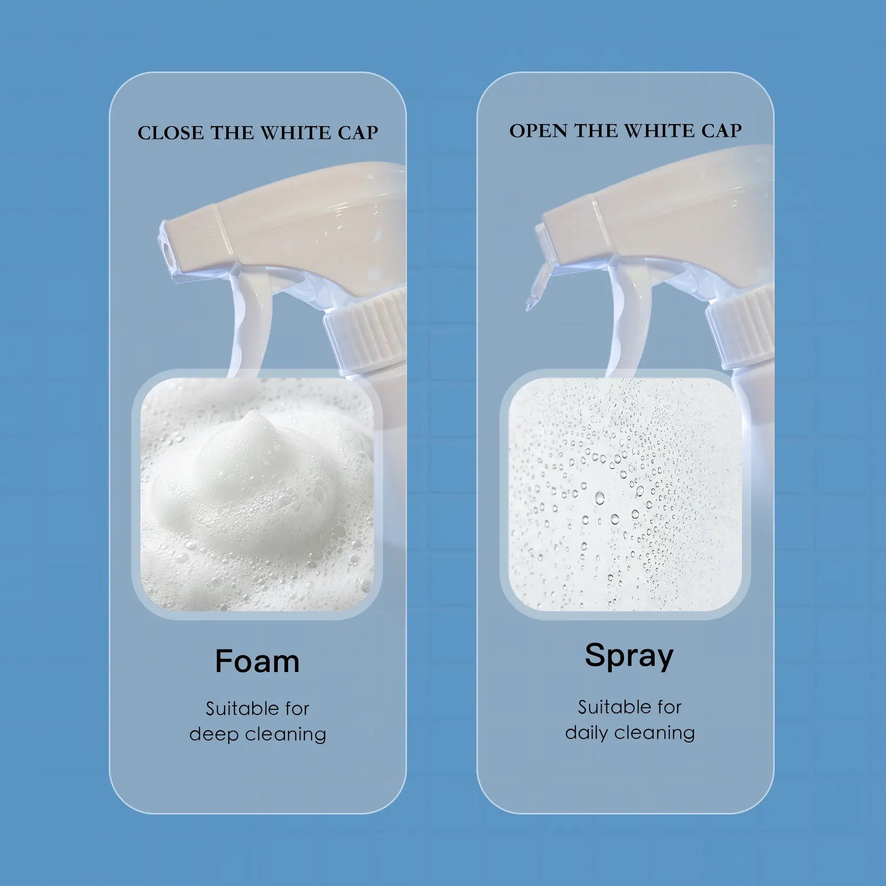 FREEDAZE Citric Acid Foam Cleaner (400ml) | Powerful Hard Water & Rust Remover