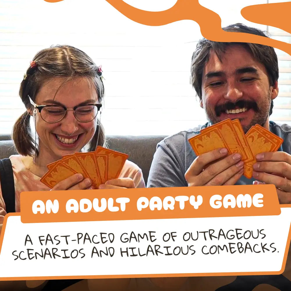 Go F*** Yourself Adult Card Game - Hilarious Party Game for 3-10 Players - 52 Cards - Quick Easy Setup - Perfect Stocking Stuffer - Made Out of Spite