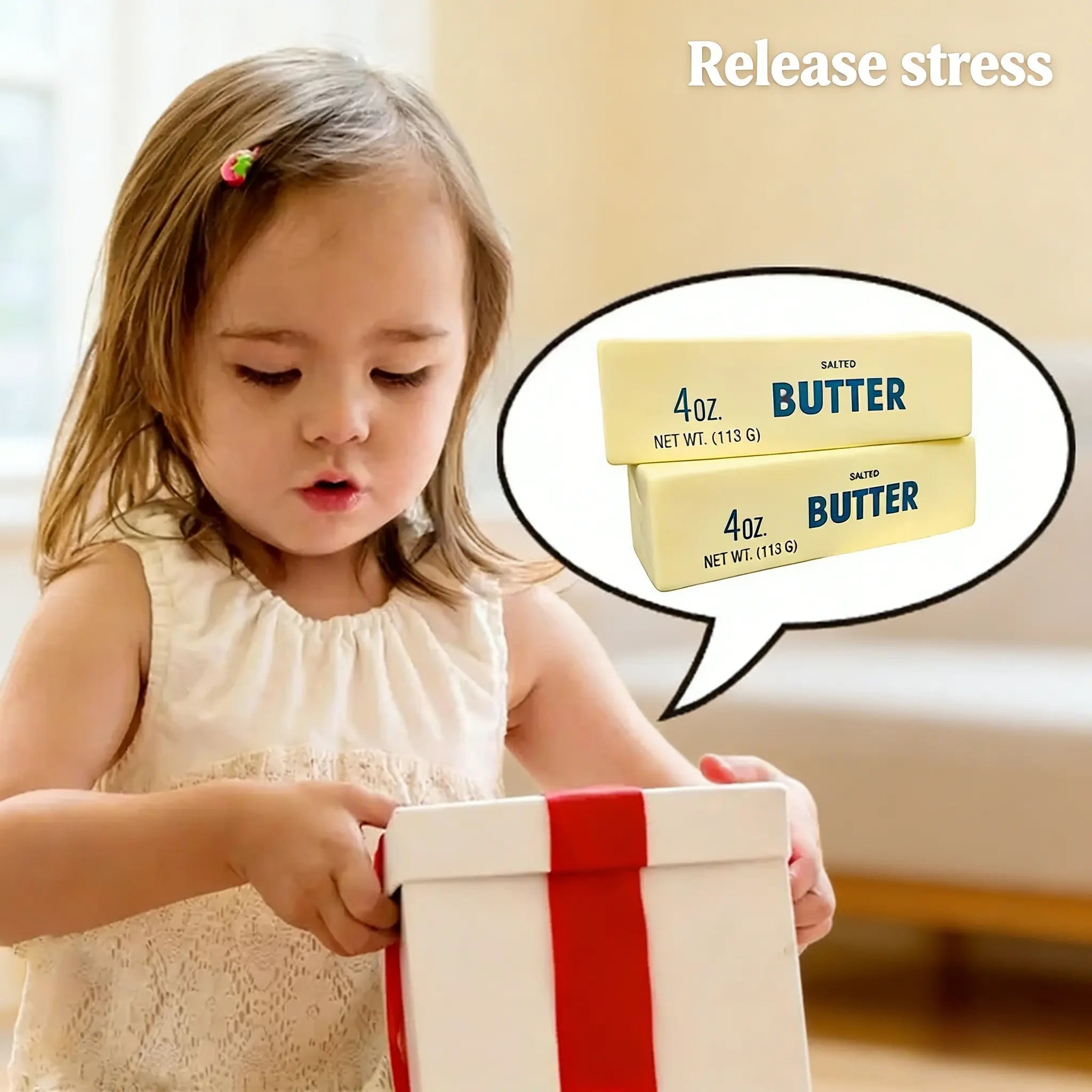 Super Soft Squishy Butter Stick Stress Toy Slow Rising Sensory Fidget for Teens Non Toxic Party Favors Christmas Birthday Gifts