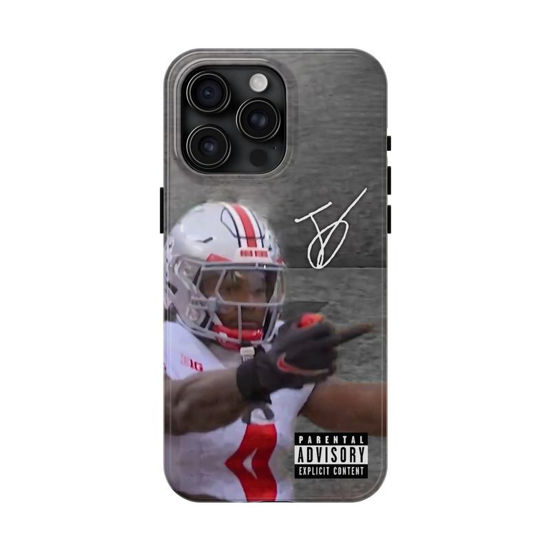 Ohio vs Michigan Rivalry Phone Case, Script Ohio on Big M Phone Cover, Buckeye Fan Erase The M 7 Air Pro Max, OSU Fan Gift