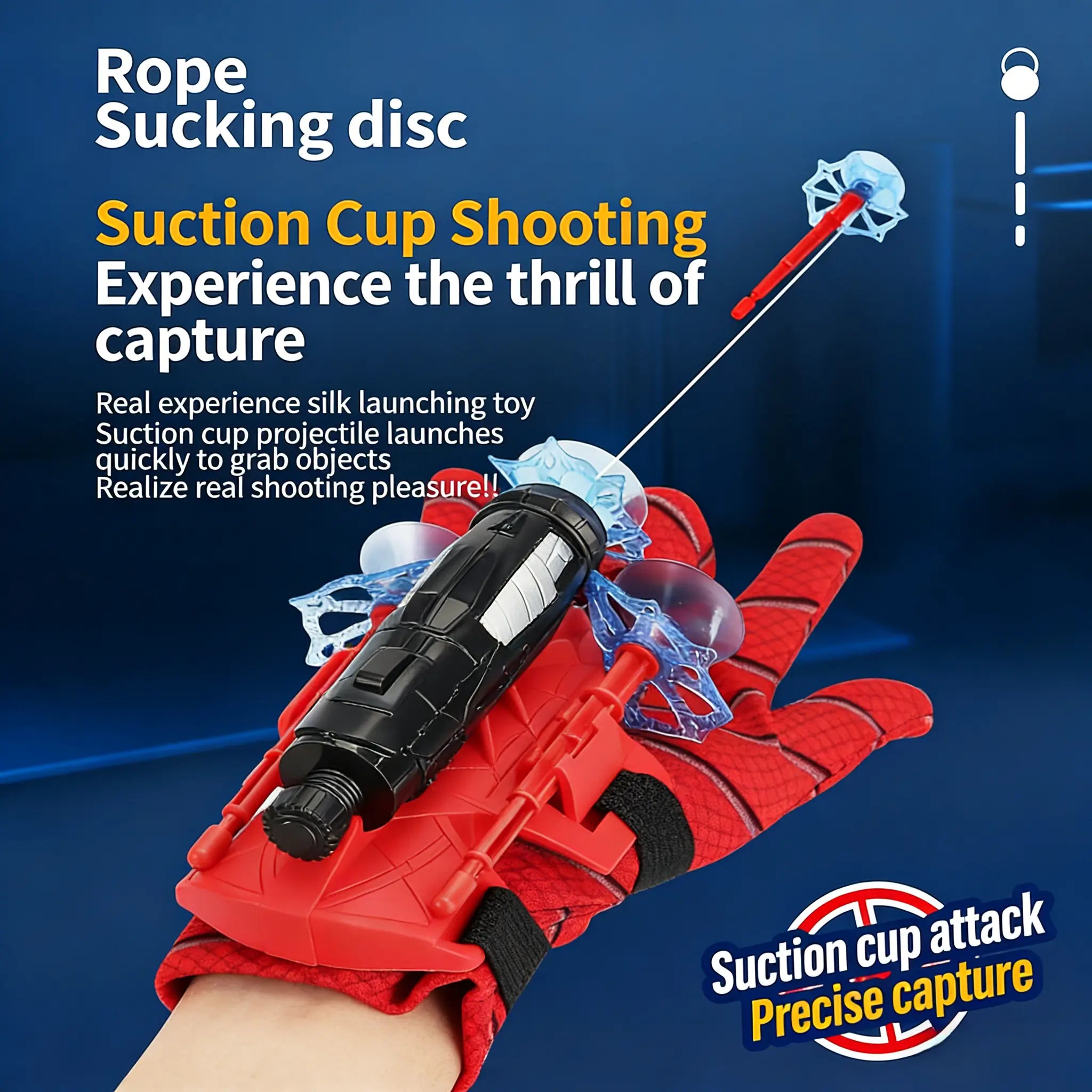 Superhero String Shooter Toy Set - Ages 4+ Gift