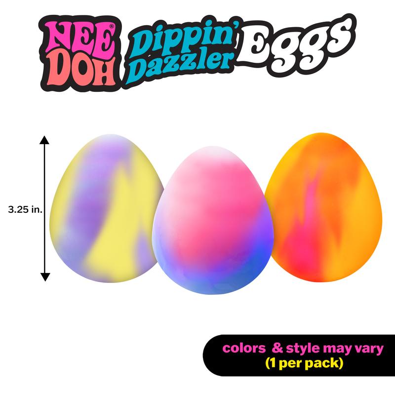 NeeDoh Easter Bundle - Squishy Easter Fun Set Toys -Various Textures and Fillings - Ages 3 and Up - Bundle of 5 NeeDoh Toys