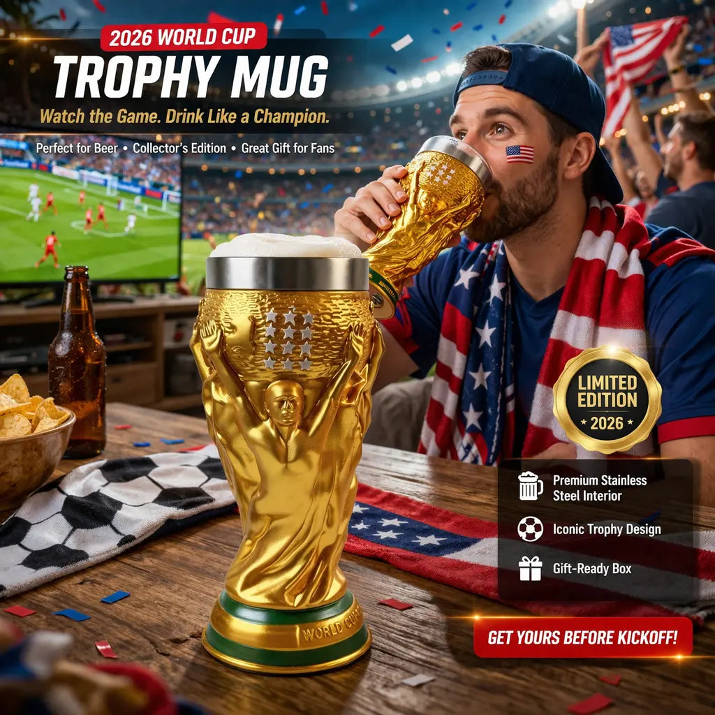 2026 Summer Soccer Trophy Cup | USA-Canada-Mexico Fan Collectible & Decor