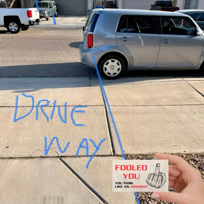 Bad Parking Prank Cards (50-Pack) - Windshield Warnings