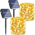 2-Pack Solar Outdoor String Lights, 80FT 240 LED Waterproof Fairy Lights with 8 Modes for Garden, Party, Patio Decor, Solar Outdoor Lights