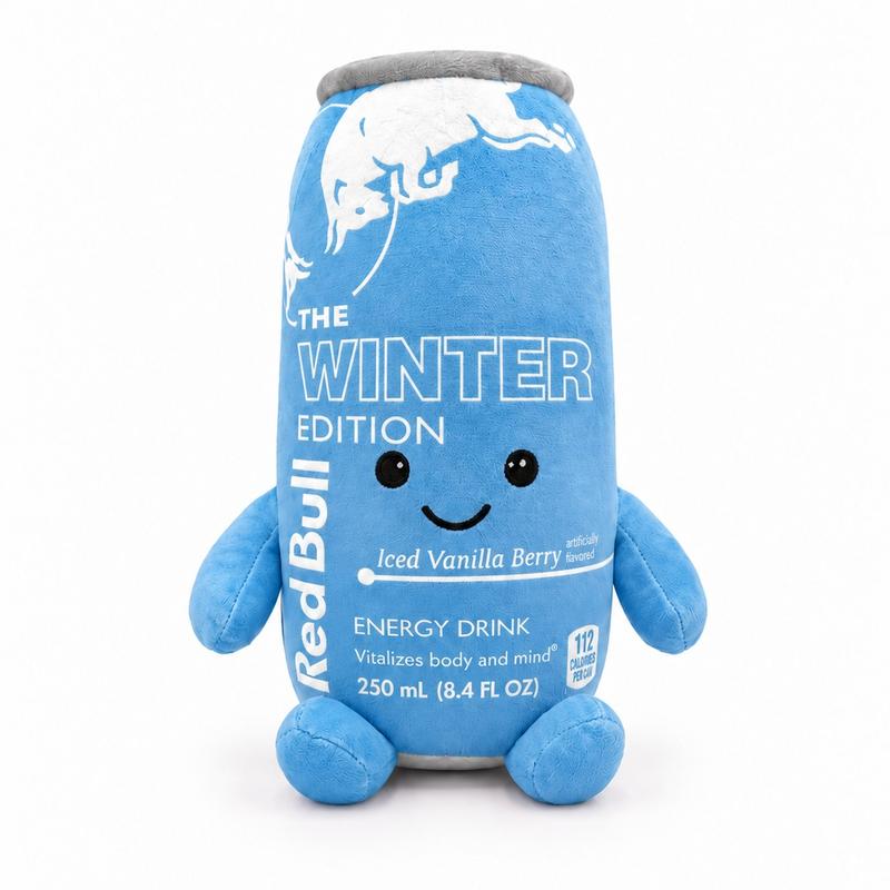 Energy Drink Can Plush Toy – 4 Styles, 8.7" Cute Stuffed Doll