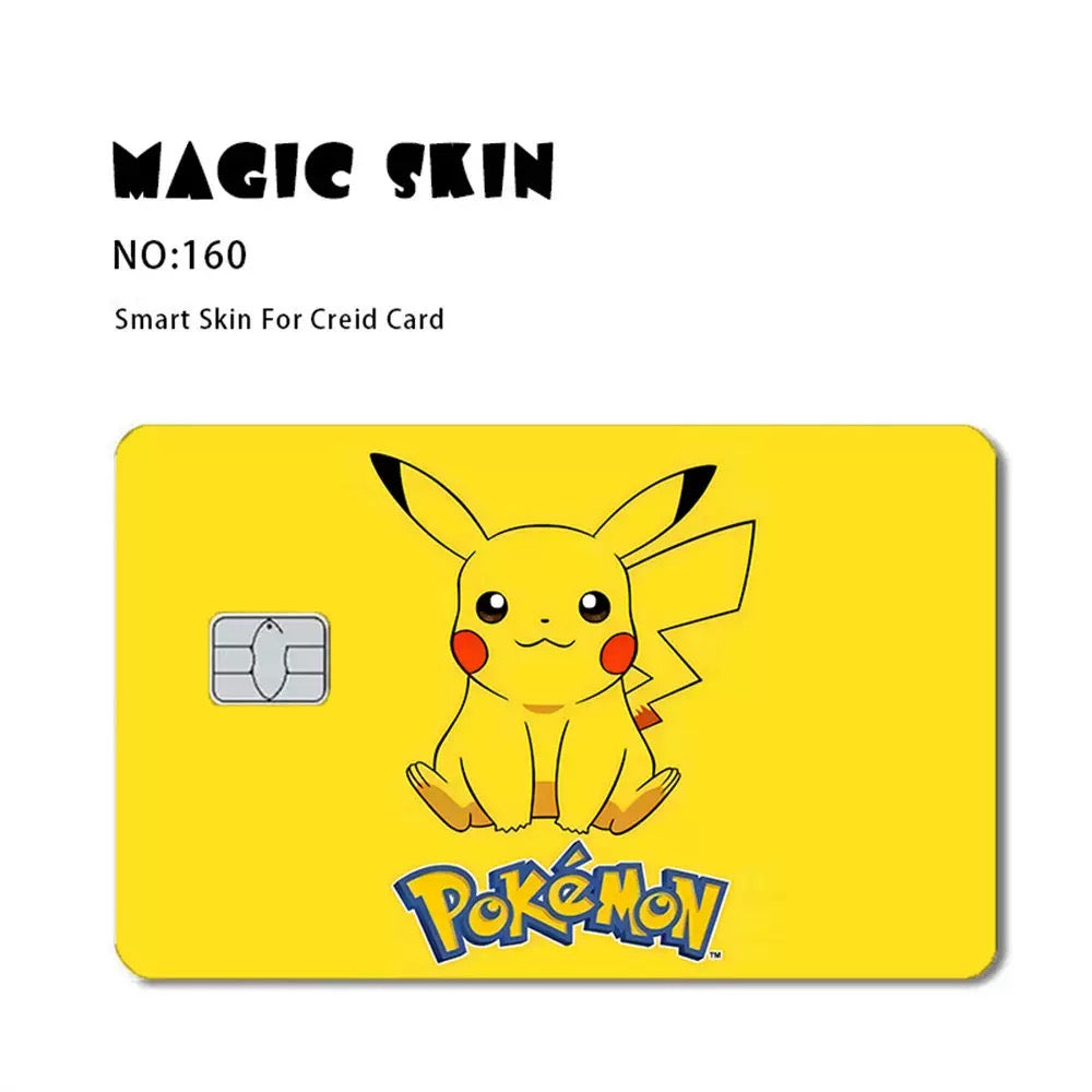 Fire Dragon Classic Card Skin Stickers – 1 Set (Front & Back), Decorative Credit & Debit Card Covers