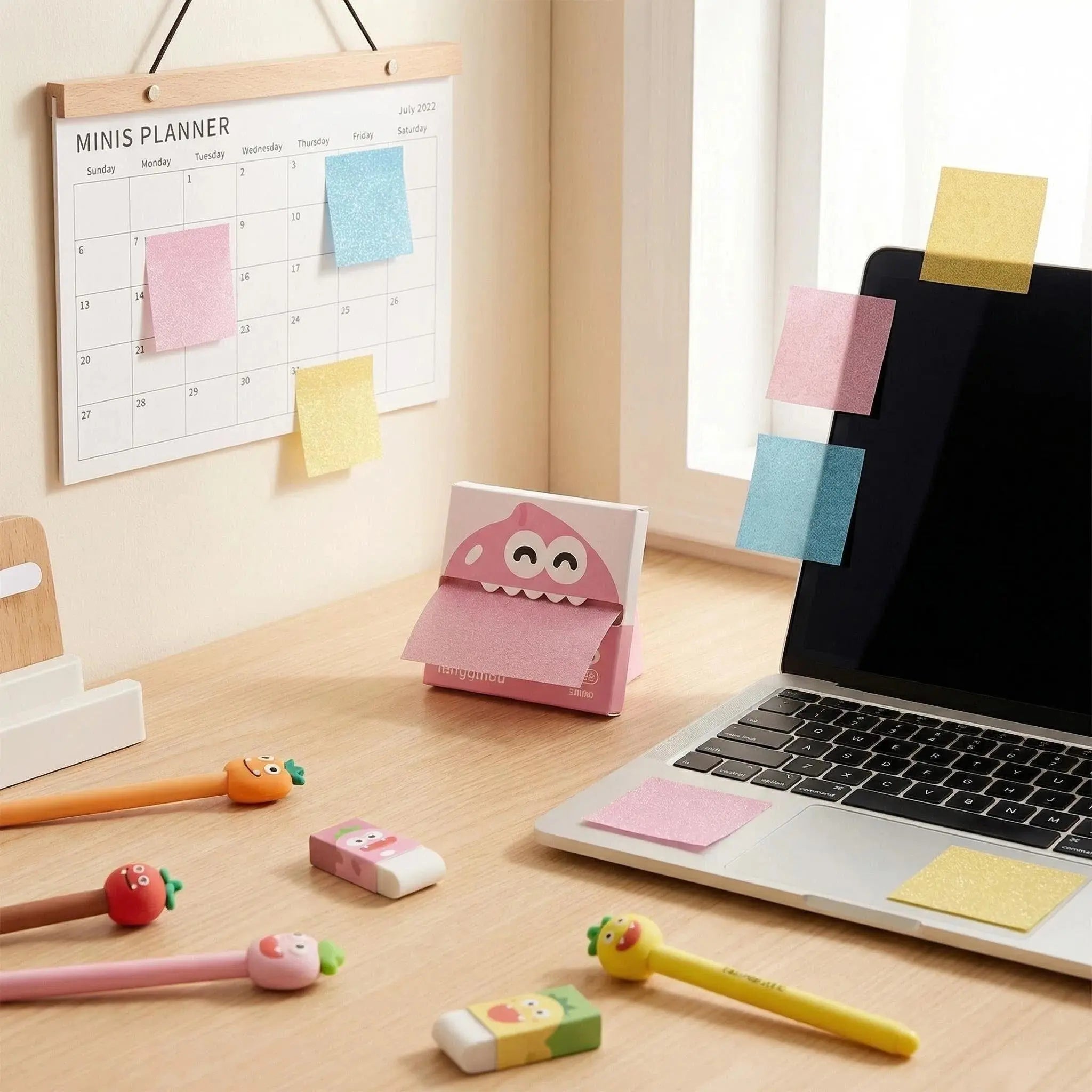 12 Boxes of Transparent Pull-Out Sticky Notes (960 Sheets Total) - Office Stationery, Work Accessories with Strong Adhesion, No Residue, 50 Reuses Per Sheet