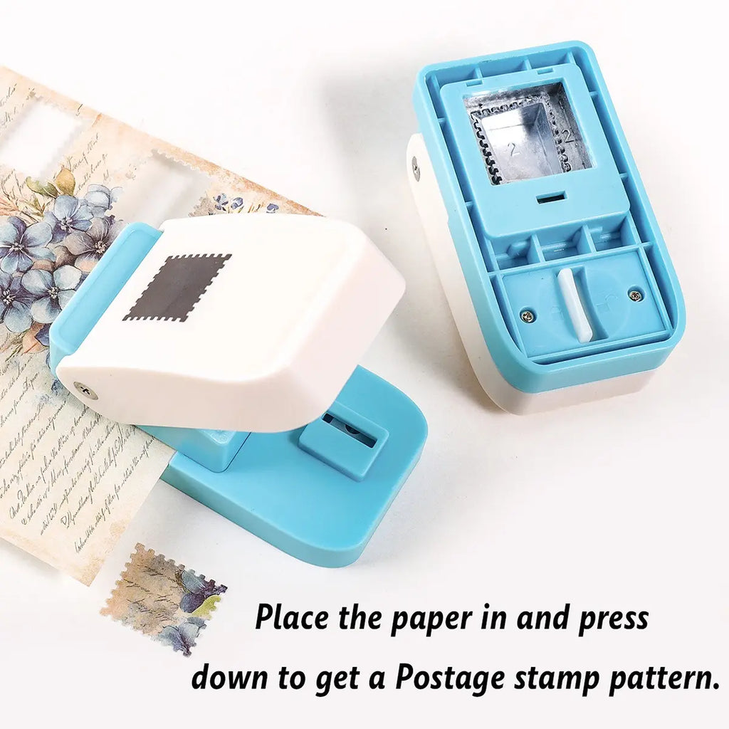 Stamp Punch, 1X0.8inch Postage Stamp Puncher for journaling