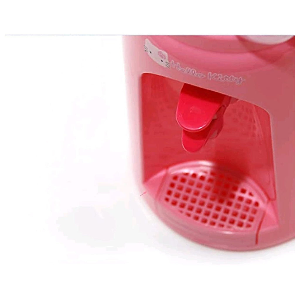 Cute Pink Cat Mini Water Dispenser, 2L Character Drink Dispenser with Push Lever & Removable Drip Tray for Kids, Bedroom, Dorm & Office
