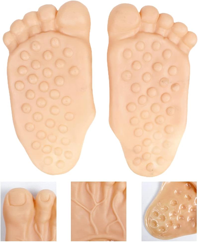Funny Giant Feet Slippers – Novelty Oversized Toe Slippers, Comfy Indoor House Shoes