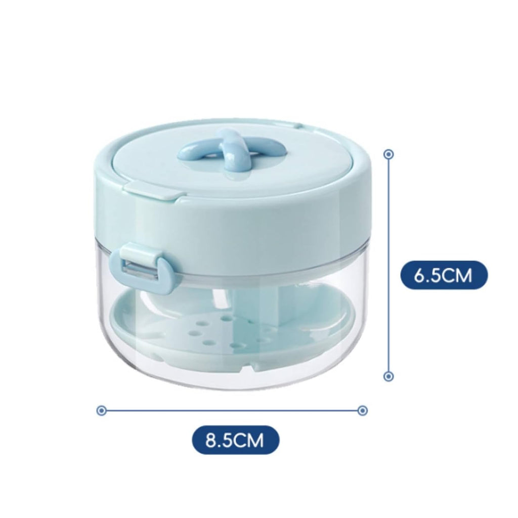 Retainer Storage Box 3-in-1 Retainer Cleaning Box Drainage Design Aligner Cleaner Case for Braces Wearers, Bathroom