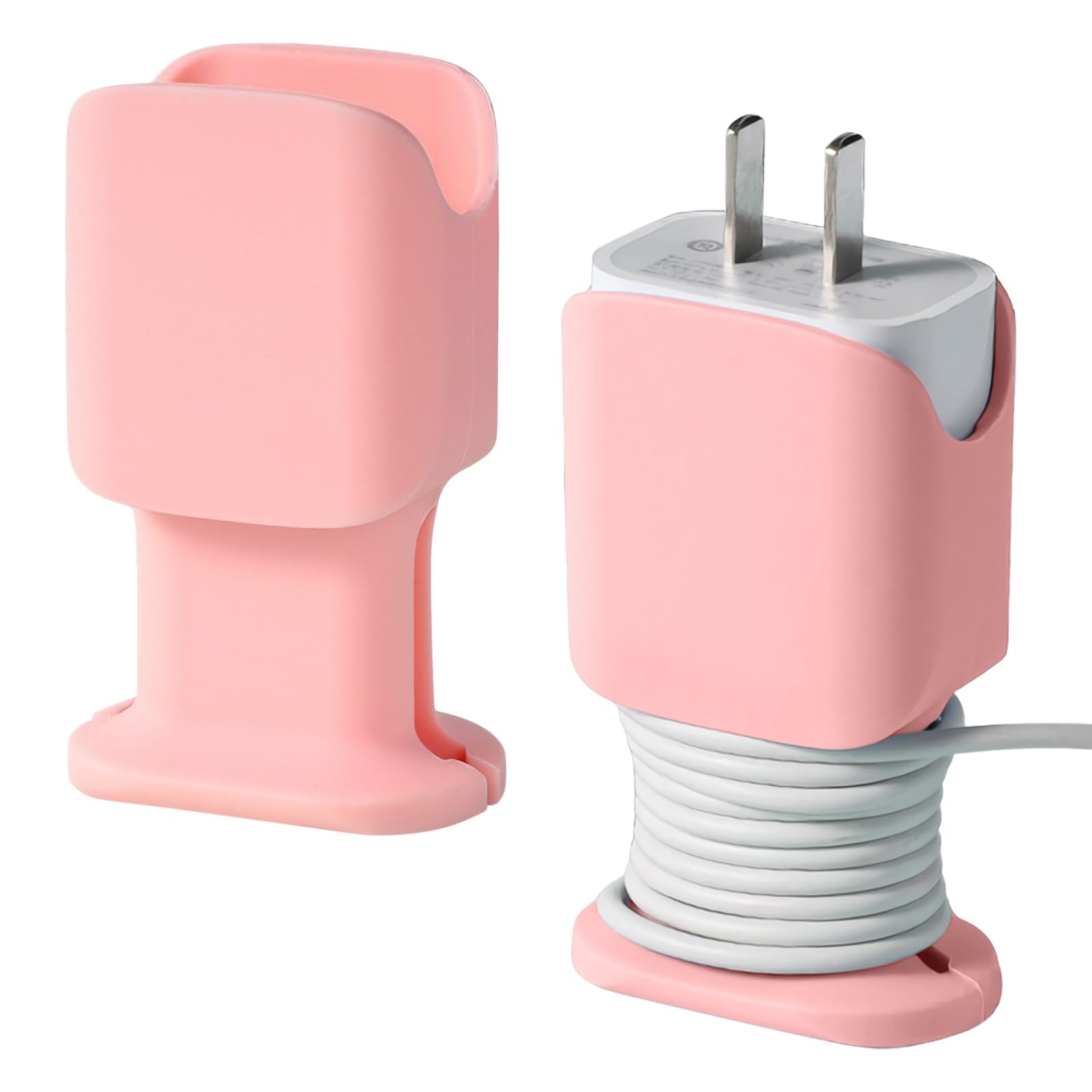 2 in 1 Silicone Charger Protector:2 Pack Charging Cable Protector,Phone Charger Cable Protector,8.5*4.5cm