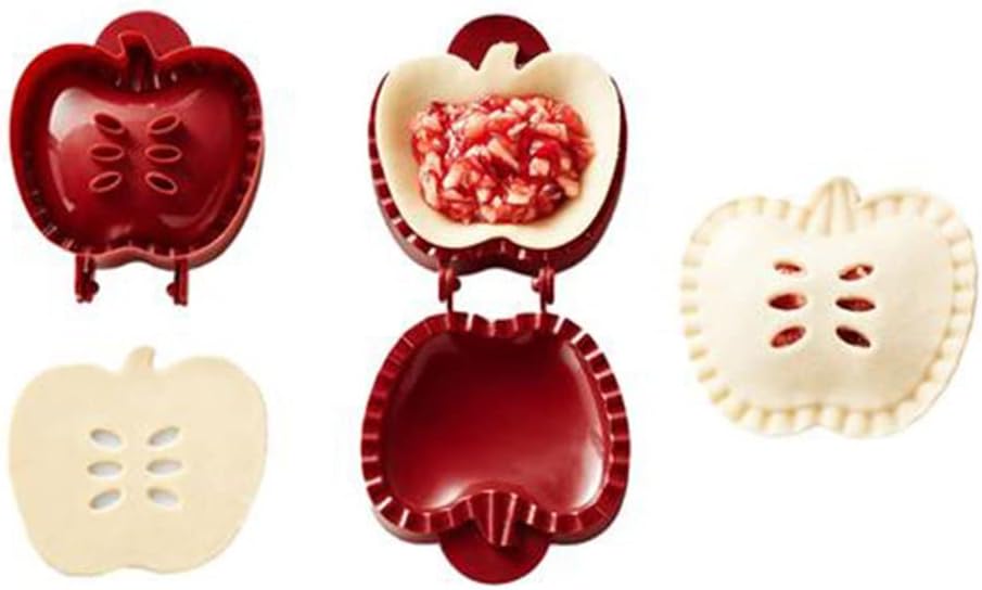 3-Piece Fall Hand Pie Mold Set – Apple, Acorn & Pumpkin Mini Pie Press for Hand Pies, Pierogi, Ravioli, Calzones & Empanadas