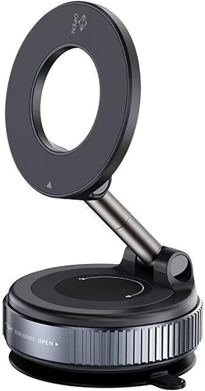 Car Phone Holder for Magsafe, 360° Rotation, Foldable Magnetic Dashboard Phone Holder, Compatible with iPhone 16/15/14/13/12 and All Android Smartphones