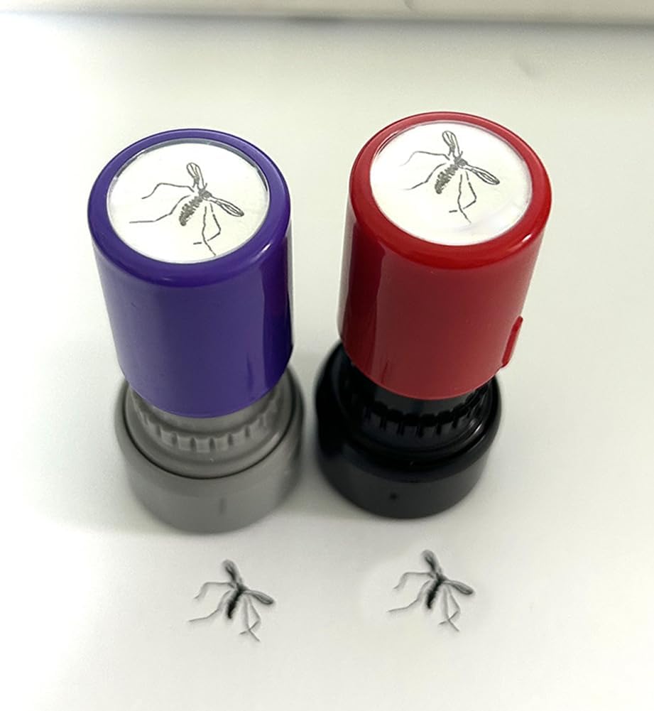 Black Mozzie Mozzie Mozzie Mouse Novelty Anti Mosquito Ink Pad Funny Toy Insect Print