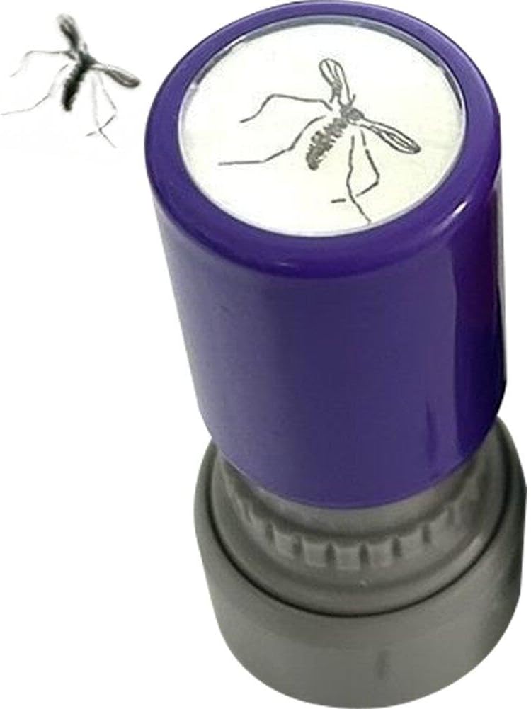 Black Mozzie Mozzie Mozzie Mouse Novelty Anti Mosquito Ink Pad Funny Toy Insect Print