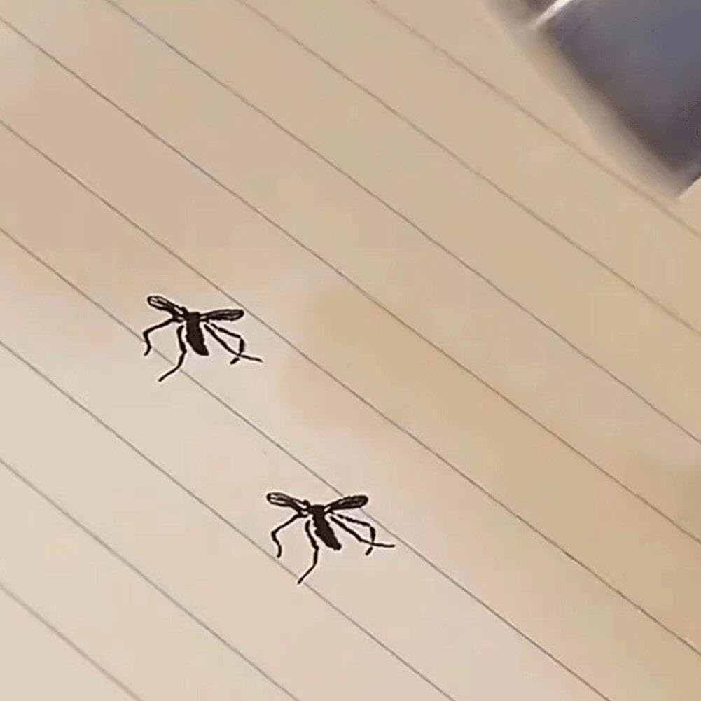 Black Mozzie Mozzie Mozzie Mouse Novelty Anti Mosquito Ink Pad Funny Toy Insect Print