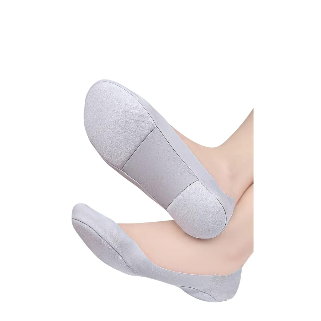 Ultra Low Cut No-Show Liner Socks for Women, Grey