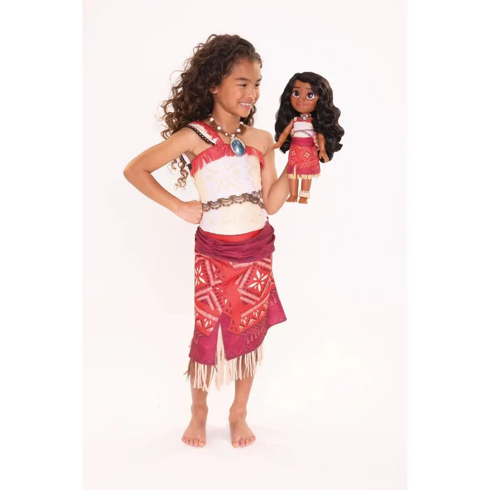 Disney Moana 2 My Singing Friend 14" Moana Doll & Heihei - Singing, Talking, 15 Phrases, 6 Accessories, Perfect Gift for Kids Ages 3+