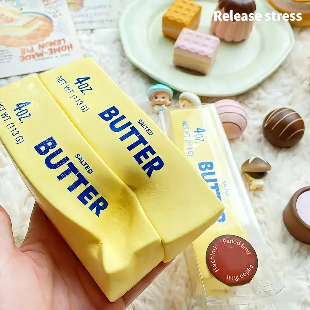 Super Soft Squishy Butter Stick Stress Toy Slow Rising Sensory Fidget for Teens Non Toxic Party Favors Christmas Birthday Gifts