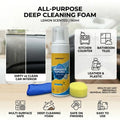 QIFOR 4-in-1 Multi-Enzyme Foam Spray Cleaner - Heavy Duty Deep Cleaning for Car Interior, Sofa & Home (Summervibes)