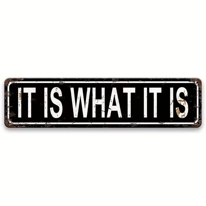 Funny "Fuck It We Ball" Aluminum Sign | 16x4" Retro Metal Wall Art