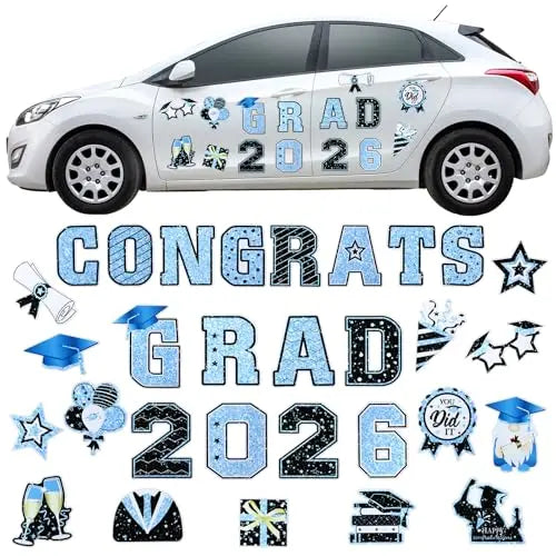 2026 Graduation Car Magnets & Refrigerator Decals